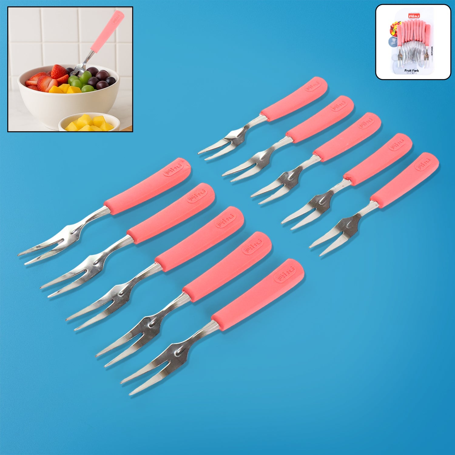 Premium Stainless Steel Fruit Fork Set Premium Stainless Steel Fruit Fork Set